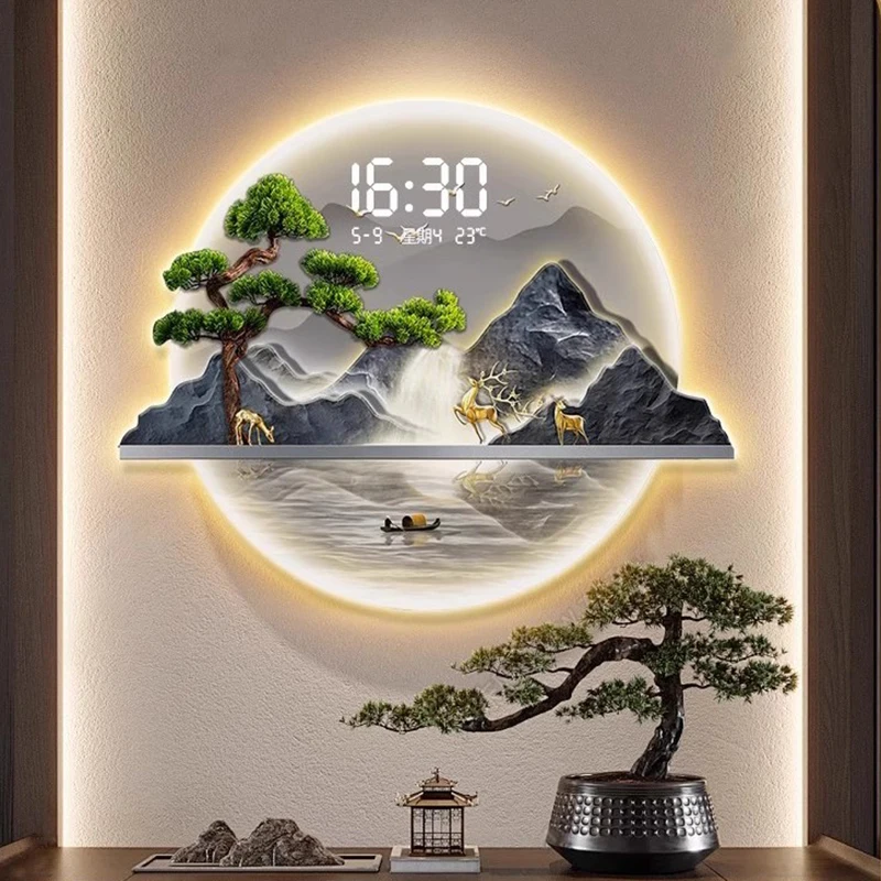 Luxury Lifestyle Design - Çin Tarzı Tasarım Duvar Saatleri Modern