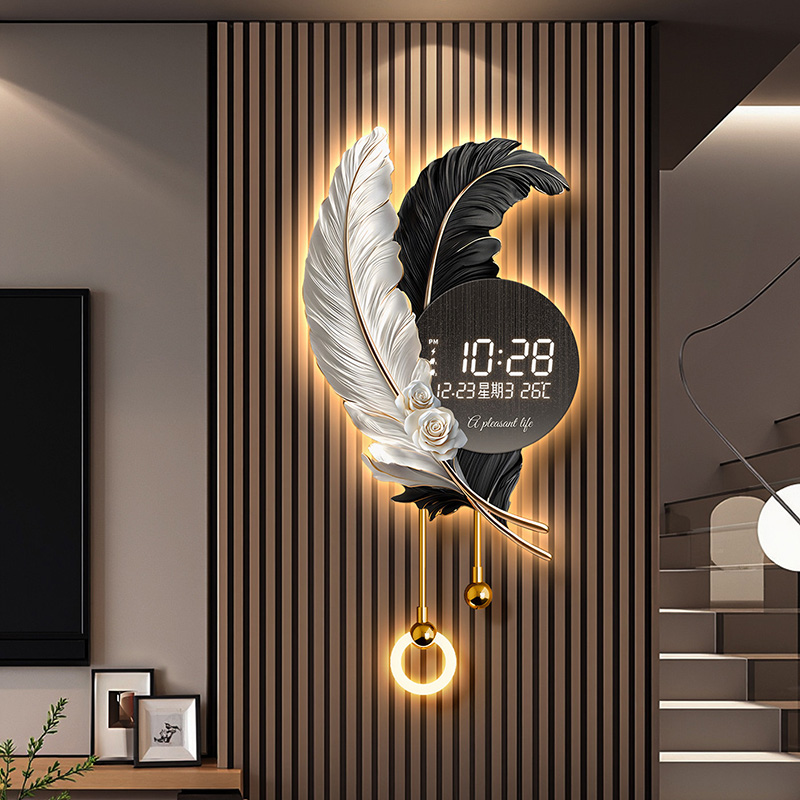Luxury Lifestyle Design - Çin Tarzı Minimalist Duvar Saatleri Lüks