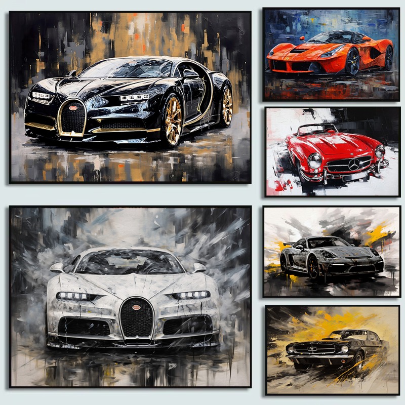 Vintage Yağlıboya Tarzı Arabal - Luxury Lifestyle Cars incelemesi ve fiyatı