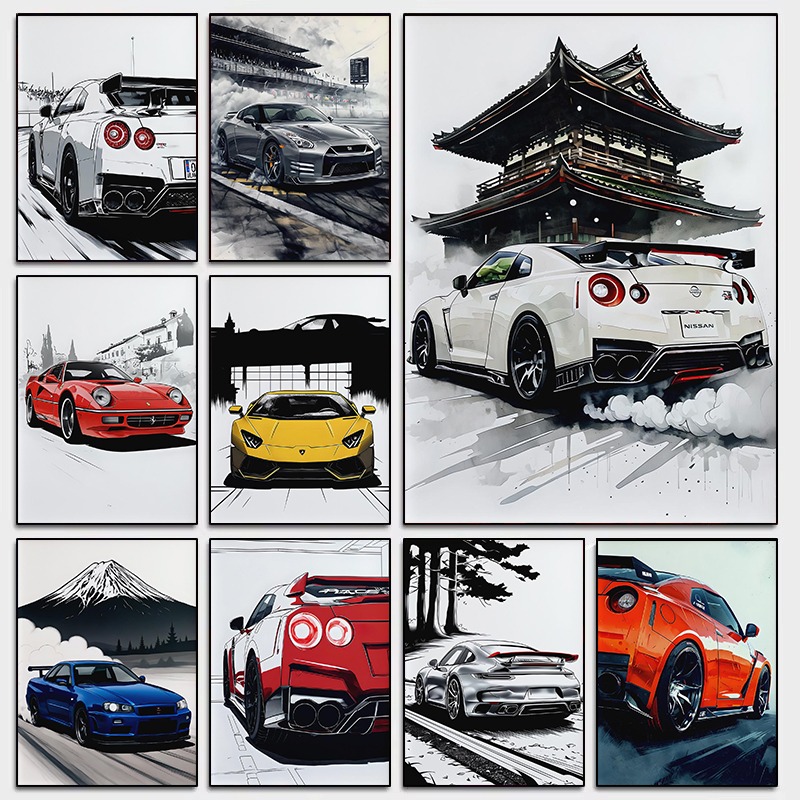 Japon Tarzı Supercar Duvar san - Luxury Lifestyle Cars incelemesi ve fiyatı